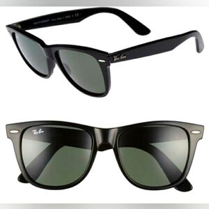 RayBans Wayfarer Classic Black Lenses Black Frame RB2140 Men / Women New